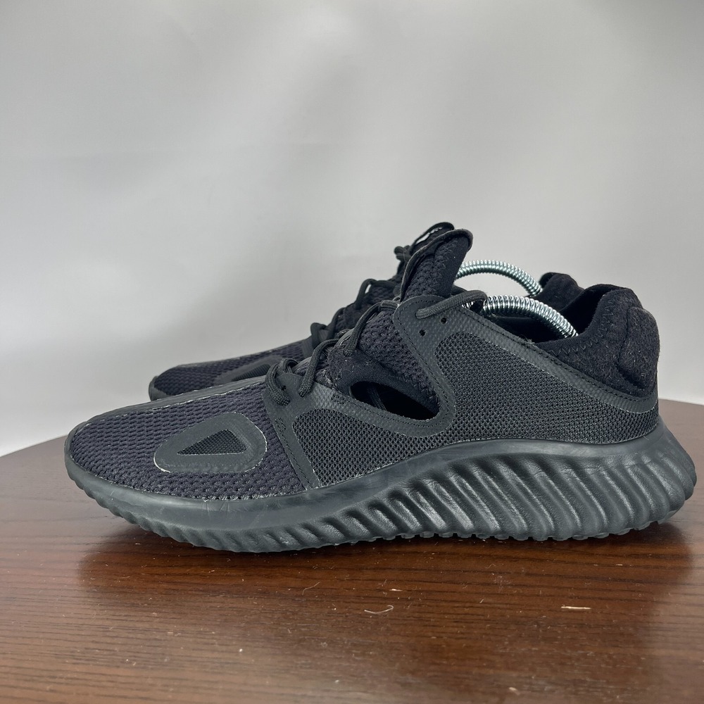 Adidas Bounce Run Lux Clima Shoe Women 8.5 Black Athletic Running Sneaker CQ0817